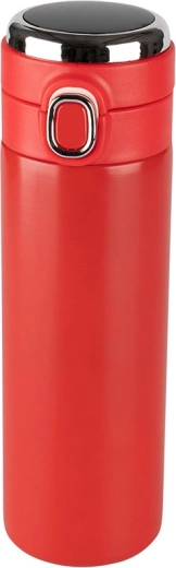 Mug isotherme rouge 420 ml avec écran LED