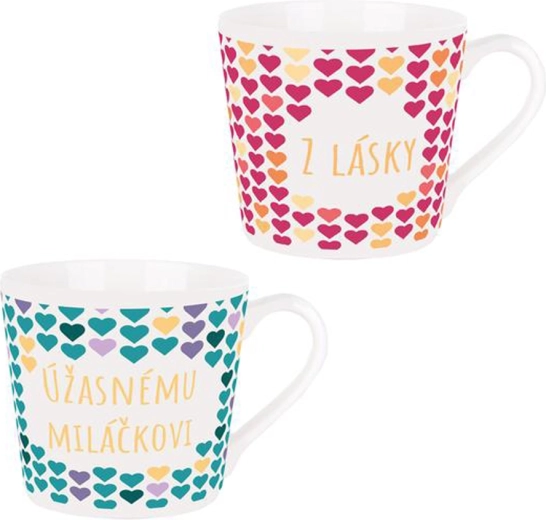 Coffret cadeau de tasses en céramique TORO pour un amour extraordinaire, 2×400 ml