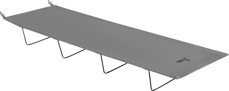 Lit de camp pliant NILS Camp, gris, 190 cm