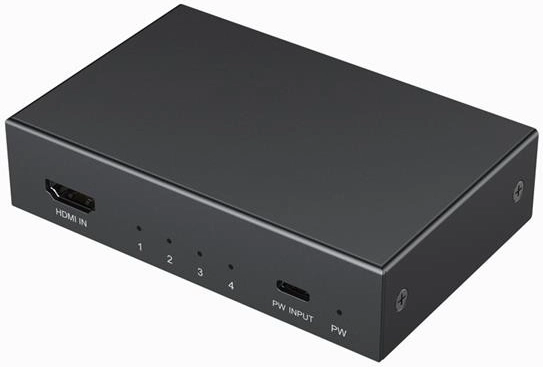 Splitter HDMI 4K, 4 ports
