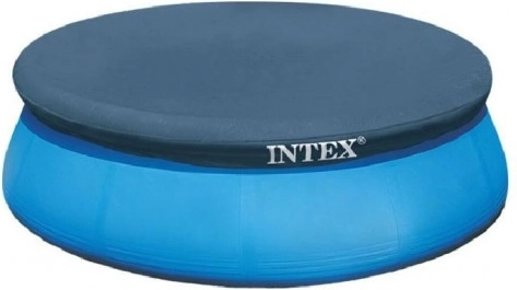 Bâche de couverture pour piscine, diamètre 2,44 m, débord 30 cm