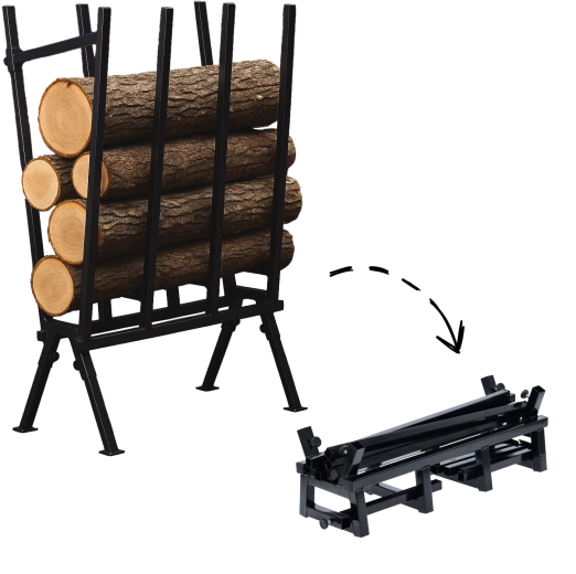 Chevalet pliable en acier pour couper le bois 81 × 37 × 103 cm