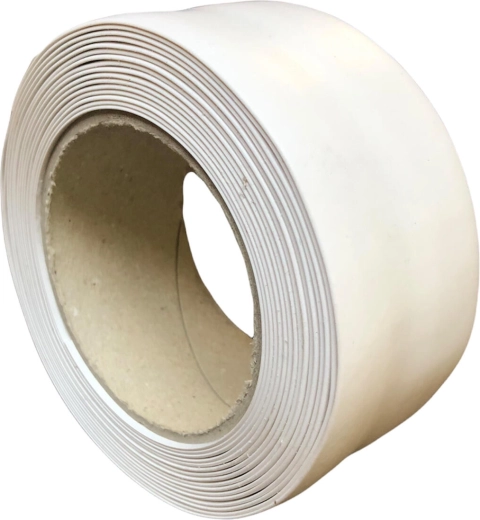 Plinthe de sol autocollante PVC 52 mm × 5 m blanche