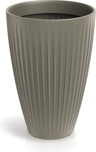 Pot de fleurs Latia Round High 40 cm mocca