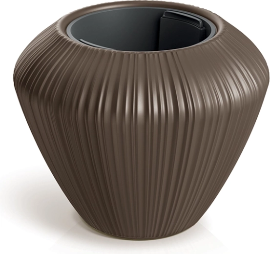 Pot de fleurs Oroha 38 cm couleur noisette - 1 pièce