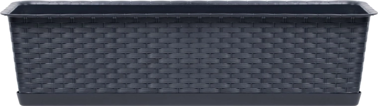 Jardinière avec soucoupe Ratolla Case 58,7 cm anthracite