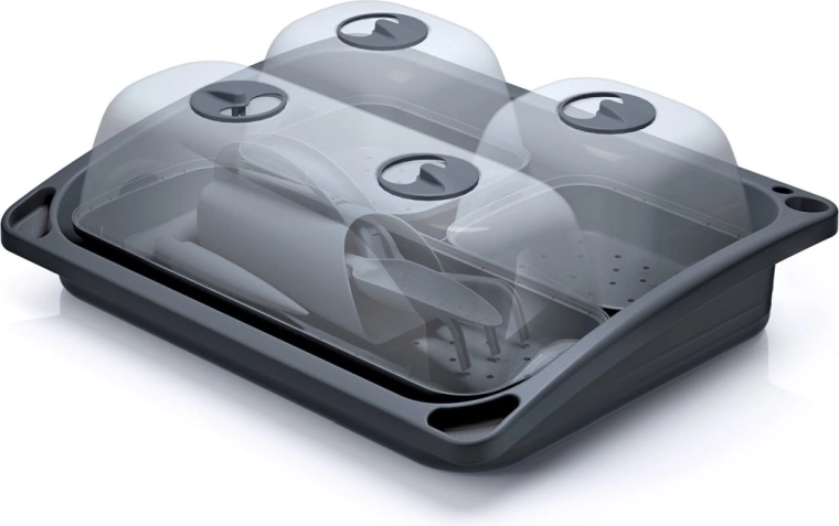 Kit de pré-culture de plantes 14-en-1 Respana Table Top, anthracite