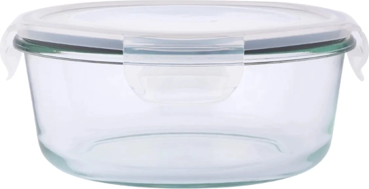 Boîte alimentaire ronde en verre Fresh avec couvercle verrouillable 0,95 l