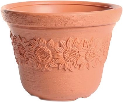 Pot de fleurs SUNNY, brique, diamètre 46 cm