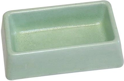 Gamelle en béton pour rongeurs petite 166 × 90 × 51 mm