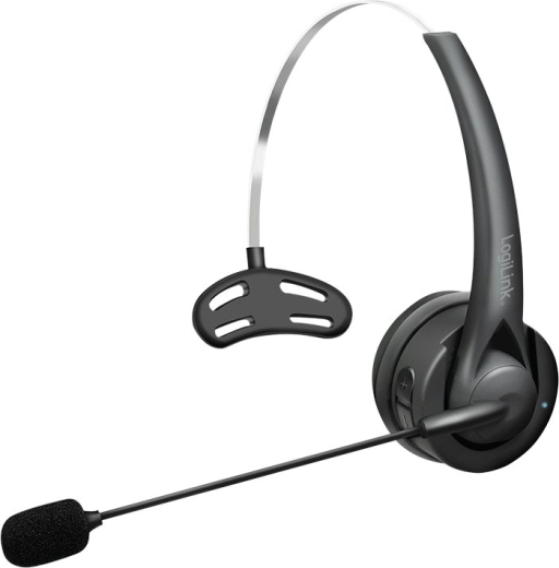 Casque-micro mono sans fil LogiLink Bluetooth
