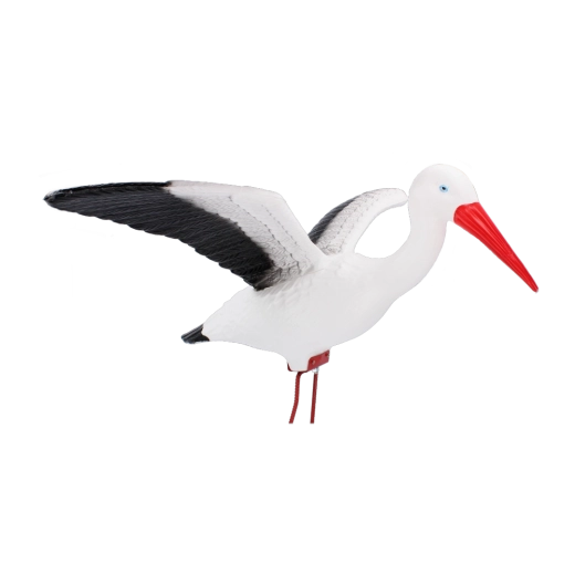 Figurine de jardin cigogne en vol