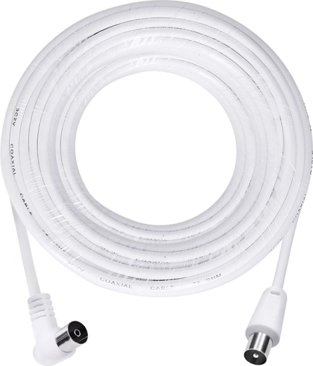 Câble coaxial d’antenne Solight 3C2V 15 m avec connecteurs combinés