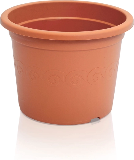 Pot de fleurs en plastique terracotta 9 cm