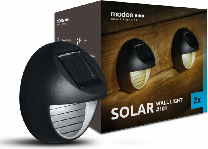 Appliques murales solaires Modee Smart Lighting Solar Lamp 101, lot de 2