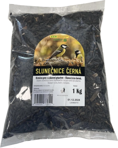 Graines de tournesol noires pour oiseaux 1 kg