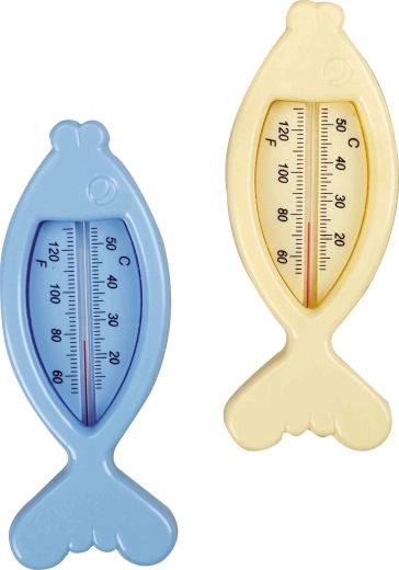 Thermomètre de piscine sans mercure en forme de poisson 15 × 6 cm