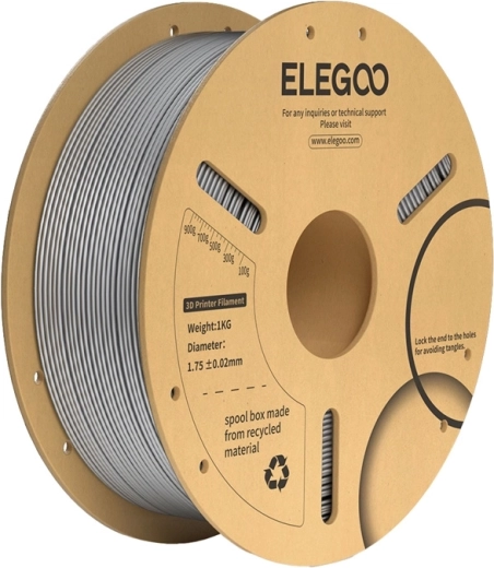 Filament ELEGOO PLA+ gris étoilé 1,75 mm 1 kg