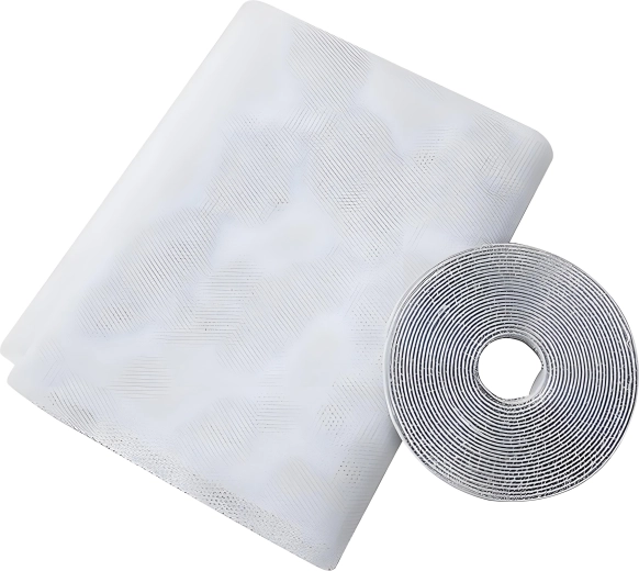 Moustiquaire pour fenêtre 150 × 130 cm blanche