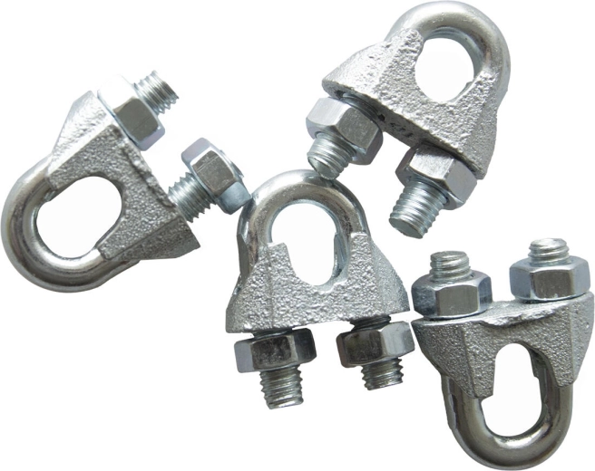 Serre-câble pour câble en acier 10 mm, galvanisé (lot de 10)