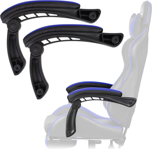 Accoudoirs de rechange bleus pour chaise Cerber