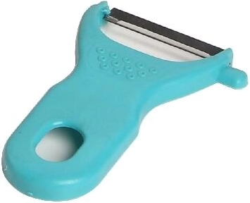 Éplucheur en forme de Y avec lame inox de 5 cm, manche en plastique, assortiment de couleurs