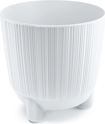 Cache-pot avec pieds ryfo n 16,8 cm blanc