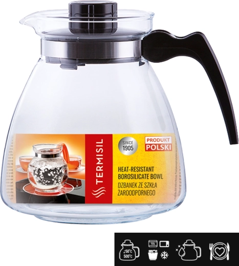 Pichet en verre résistant à la chaleur 2,1 l TERMISIL Ewa