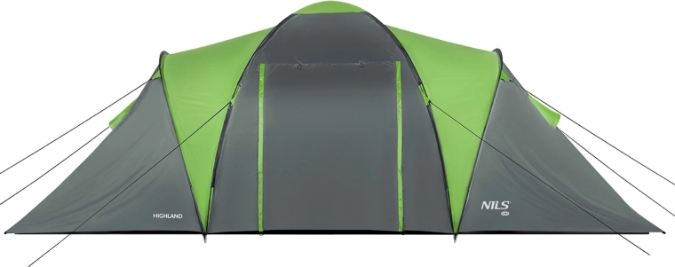 Tente familiale NILS Camp Highland pour 6 personnes
