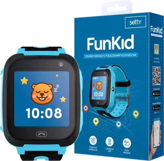 Montre connectée pour enfants Setty FunKids SD-100 bleue