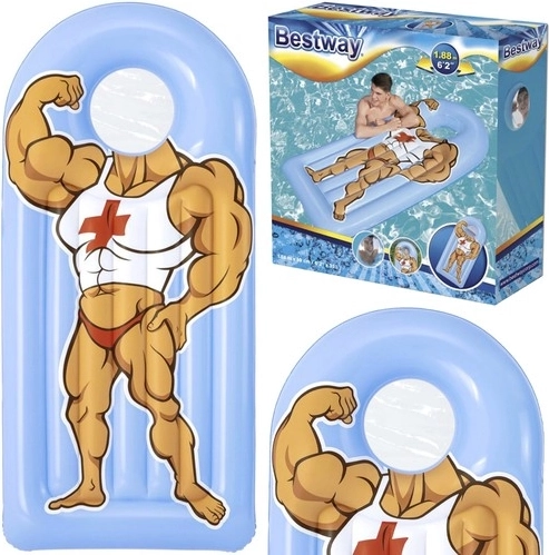 matelas pneumatique BESTWAY pour l’eau avec imprimé amusant