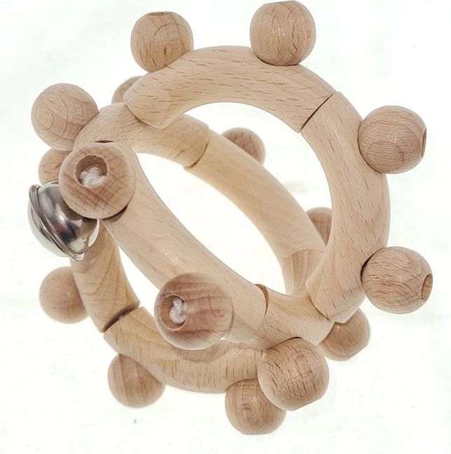 Hess Hochet moteur en bois naturel pour enfants