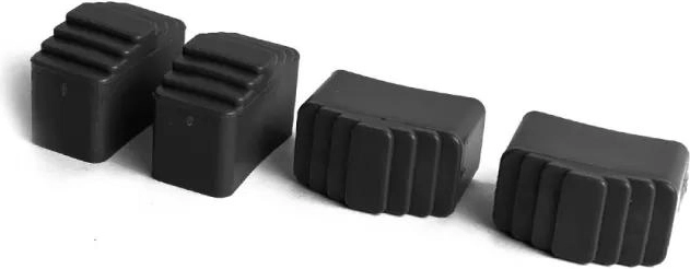 Jeu d’embouts pour escabeau double 40×20 mm (4 pcs)