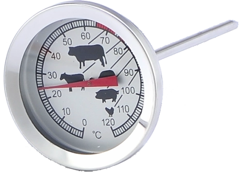 Thermomètre de cuisine pour viande en acier inoxydable