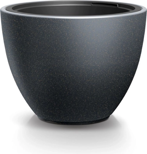 Pot de fleurs avec insert HEOS Eco Wood 56,9 cm anthracite