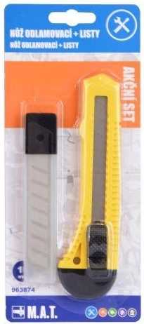 Couteau à lame sécable 18 mm avec lot de 10 lames – offre promotionnelle