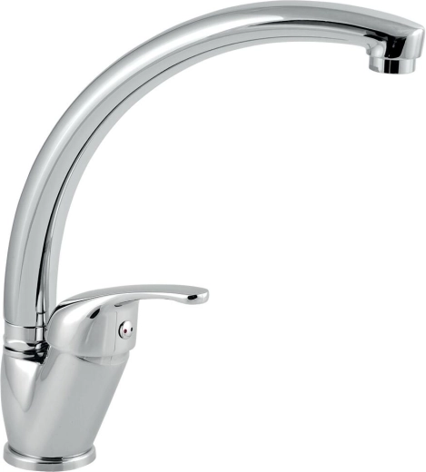 Robinet d’évier TITANIA IRIS, à levier, chrome, bec 250 mm