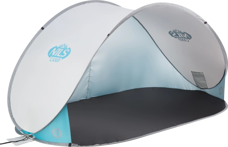 Tente de plage auto-déployante NILS Camp grise