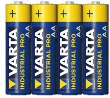 Piles alcalines VARTA Industrial Pro AA, lot de 4