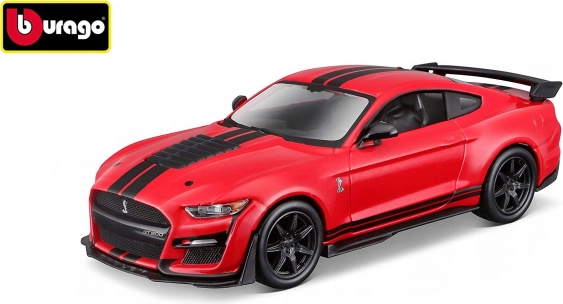 Bburago 1:32 Ford Shelby GT500 – modèle de voiture en métal avec portes ouvrantes