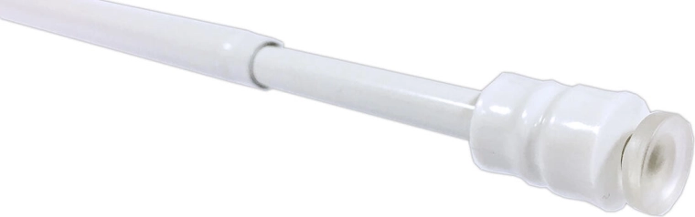 Tringle télescopique pour vitrages Flex 36–60 cm blanche