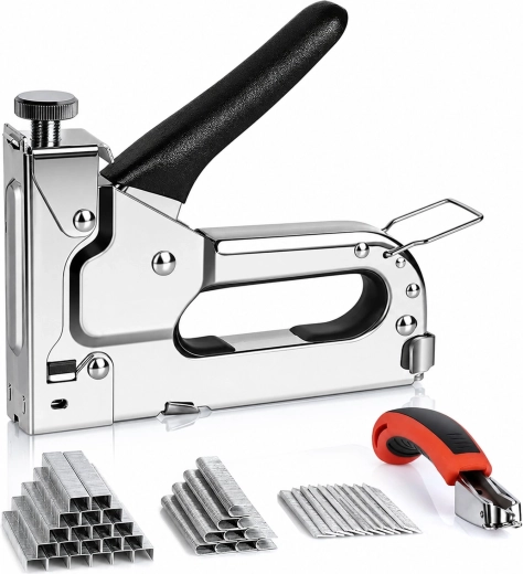 Agrafeuse manuelle pour tapissier 3-en-1 hv-sgun1