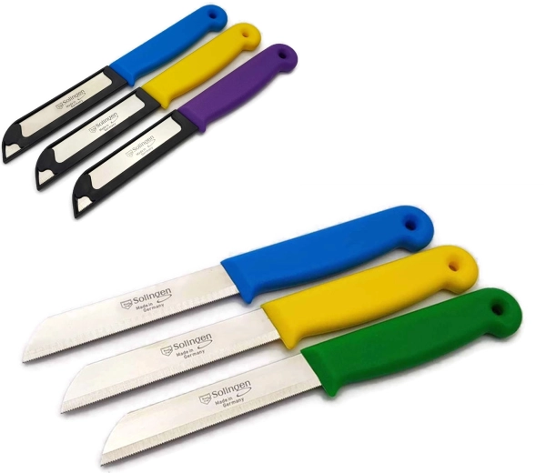 Couteau de cuisine SOLINGEN 9 cm à lame dentelée