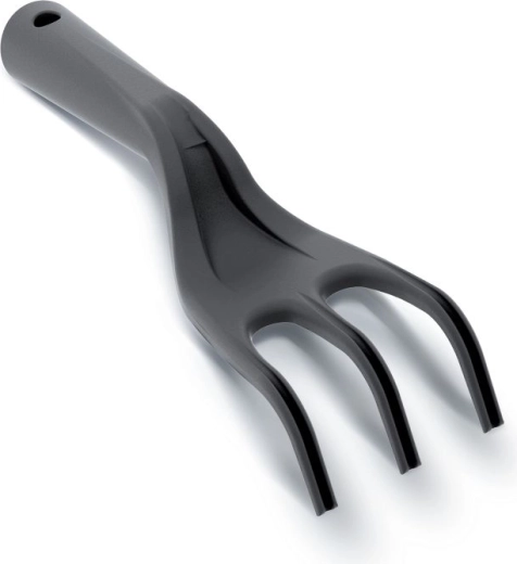 Cultivateur de jardin R Fork 25,4 cm noir