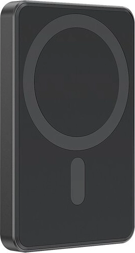 Batterie externe magnétique sans fil 5000 mAh 15 W noire