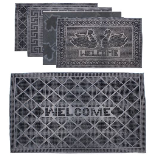 Tapis en caoutchouc antidérapant 40 × 60 cm avec drainage