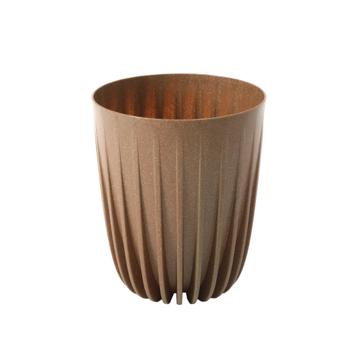 Cache-pot Mira Eco Wood 14,5 cm bois naturel