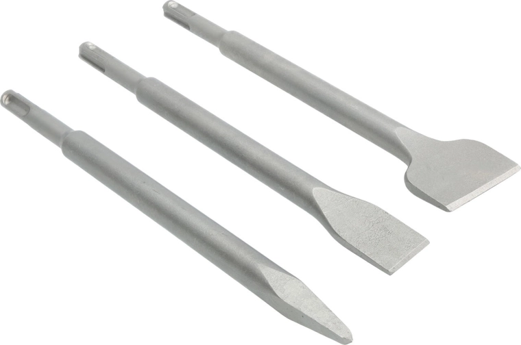 Jeu de burins SDS‑Plus 3 pcs