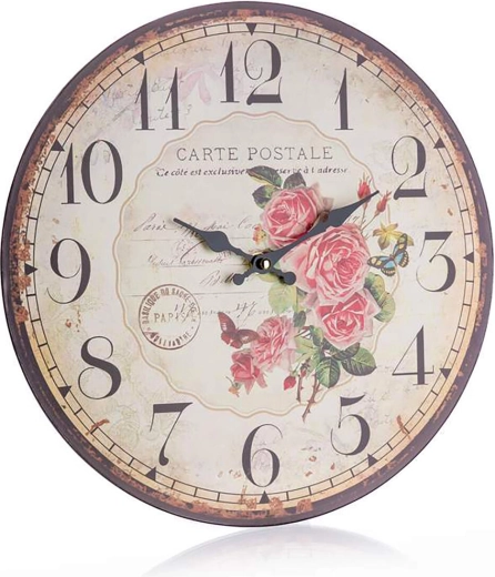 Horloge murale Carte Postale 34 cm