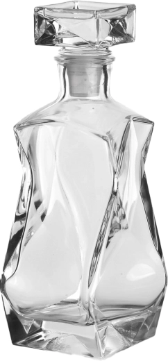 Carafe en verre « Łamana » 0,375 l